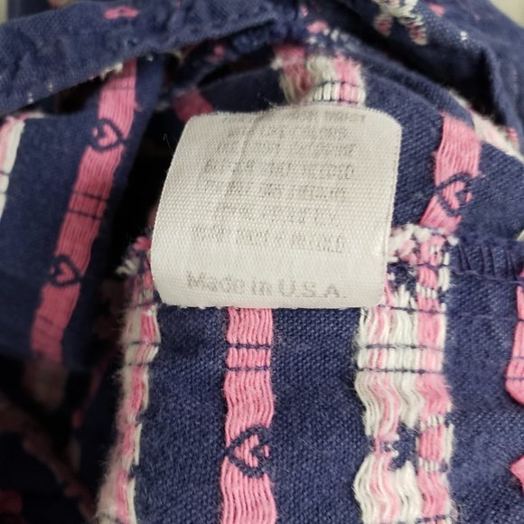 Vintage OshKosh Vestbak Bunny Overalls 6 9 month Denim Jean Heart Baby Rabbit - Picture 8 of 8